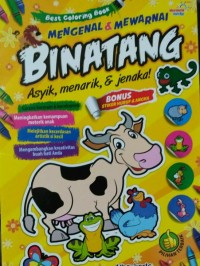 Best Coloring Book : Mengenal dan Mewarnai Binatang Asyik, Menarik, dan Jenaka