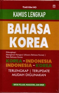 Kamus Lengkap Bahasa Korea