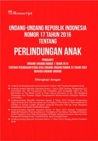 UNDANG-UNDANG NOMOR 17 TAHUN 2016