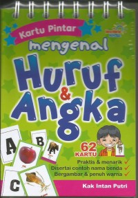 Kartu Pintar Mengenal Huruf dan Angka